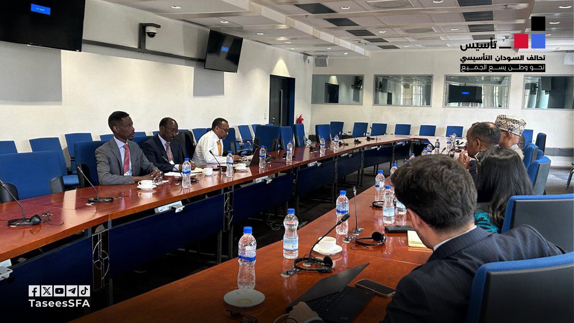تحالف السودان التأسيسي ( تأسيس ) يلتقى  الآلية الخماسية فى العاصمة الإثيوبية – أديس أبابا – sudanjem.net : كشف تحالف السودان التأسيسي (تأسيس) عن تفاصيل